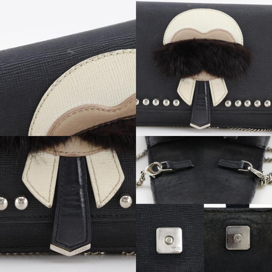 FENDI（フェンディ） カールラガーフェルド ウォレットチェーン 2WAY 