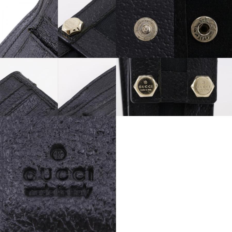 GUCCI（グッチ） 154117 二つ折り財布 GGキャンバス 黒 ユニセックス
