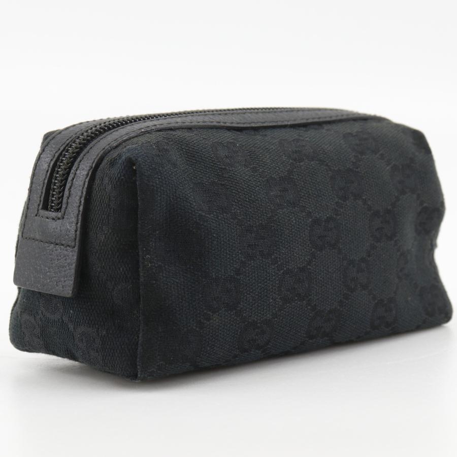 GUCCI（グッチ） 29596 ポーチ GGキャンバス 黒 ユニセックス