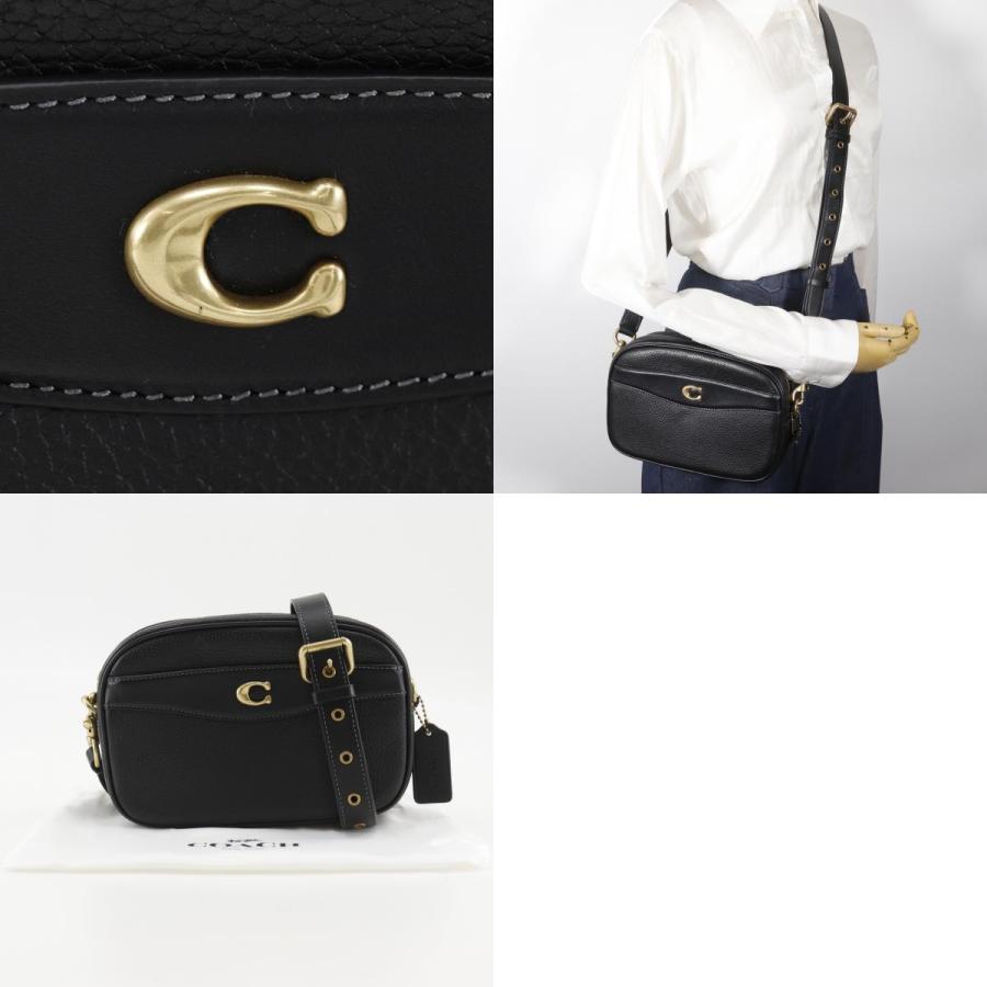 COACH（コーチ） カメラバッグ CC386 ショルダーバッグ レザー 黒