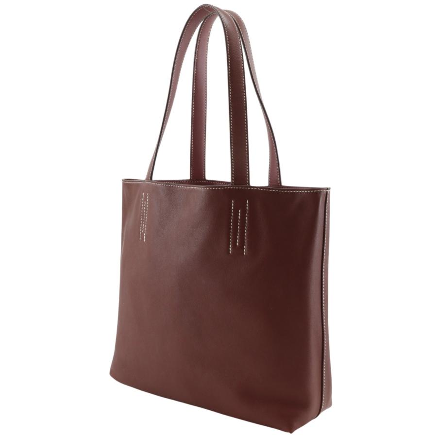 HERMES（エルメス） ドゥブルセンス26 リバーシブル □JO トートバッグ 
