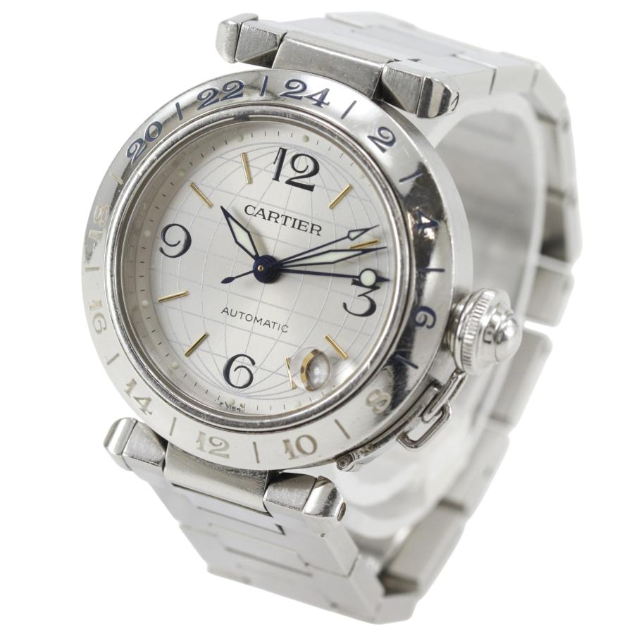 Cartier（カルティエ） パシャC メリディアン GMT W31078M7 腕時計 SS