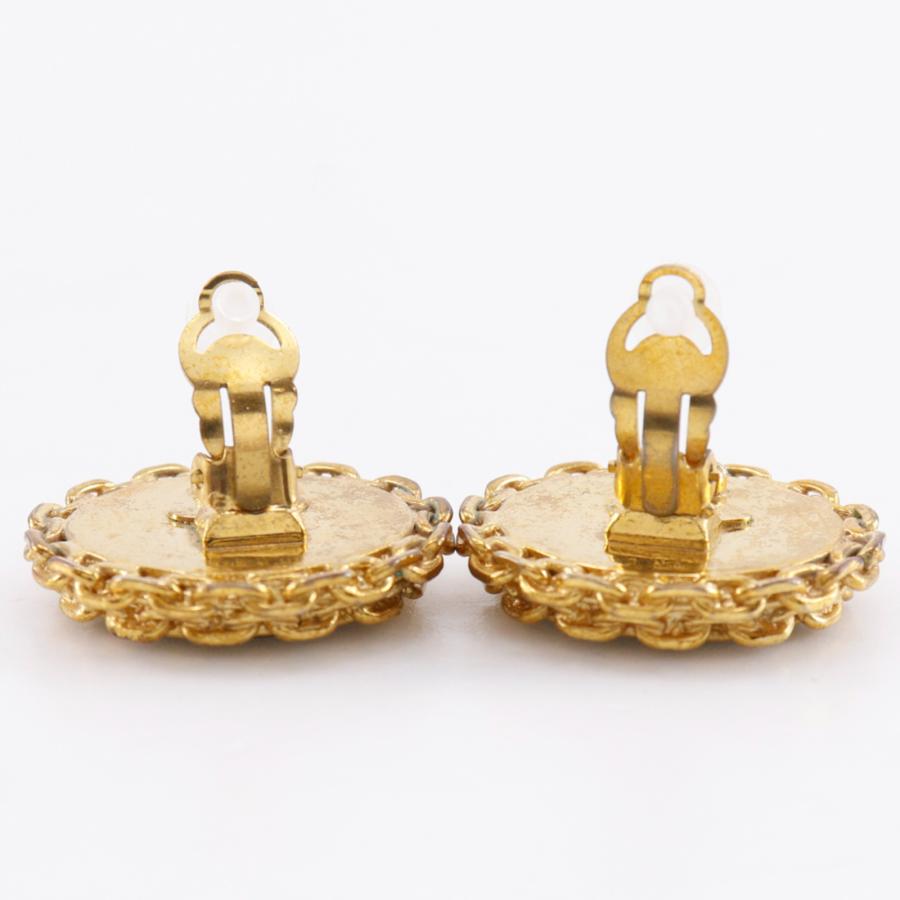 CHANEL（シャネル） ココマーク ヴィンテージ 93A イヤリング 金メッキ 
