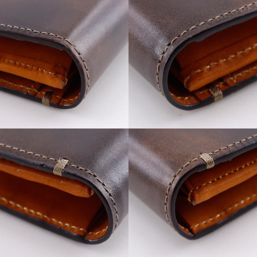 Paul Smith ポールスミスコレクション J313N 長財布 カーフ 茶 メンズ