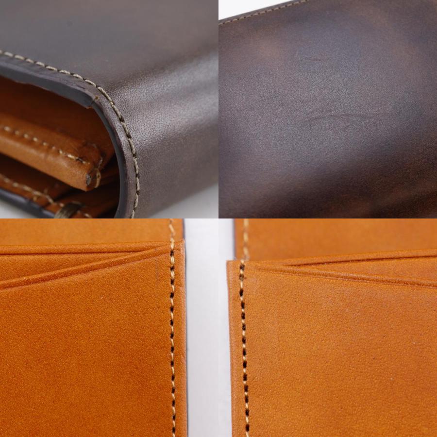 Paul Smith ポールスミスコレクション J313N 長財布 カーフ 茶 メンズ