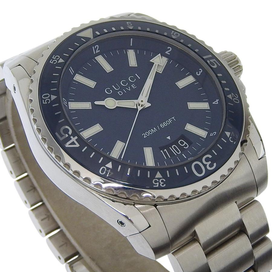 GUCCI（グッチ） ダイブ DIVE 200M 136.2/YA136203 腕時計 SS クオーツ