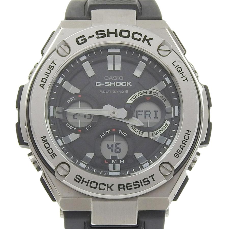 CASIO（カシオ） G-SHOCK GST-W110 腕時計 SS×ラバー ソーラー電波時計