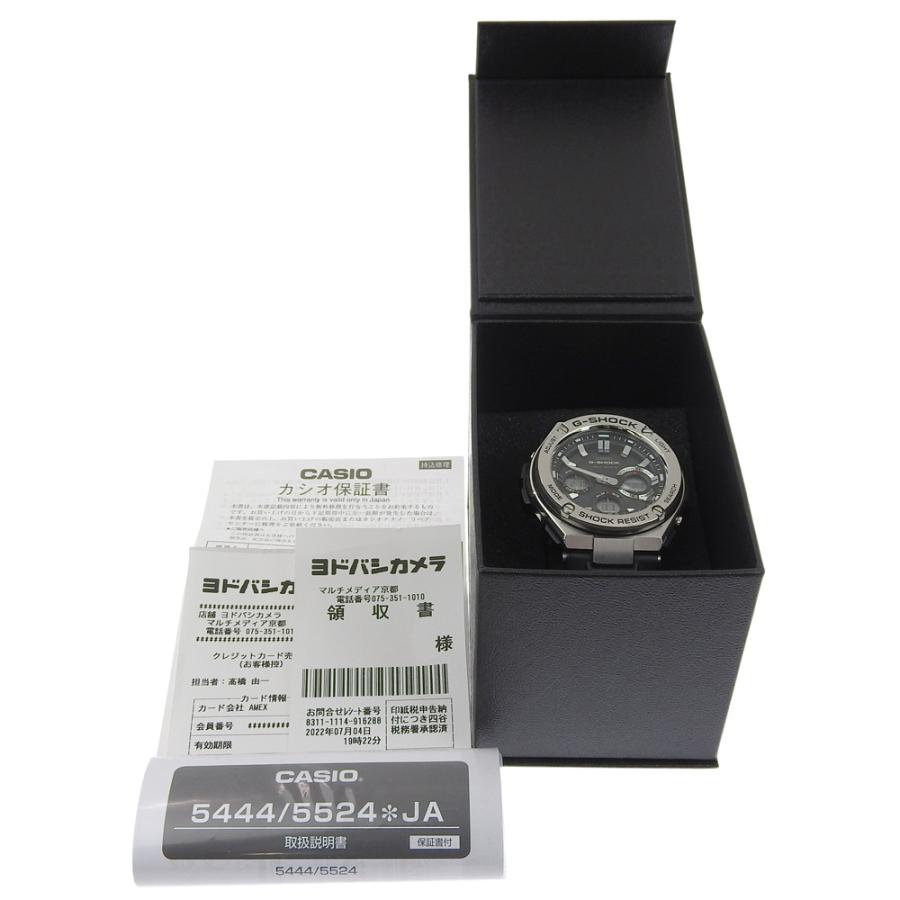 さ*ら様 CASIO G-SHOCK GST-W110 本体(中古) CASIO（カシオ） G-SHOCK GST-W110 腕時計 SS×ラバー ソーラー電波時計
