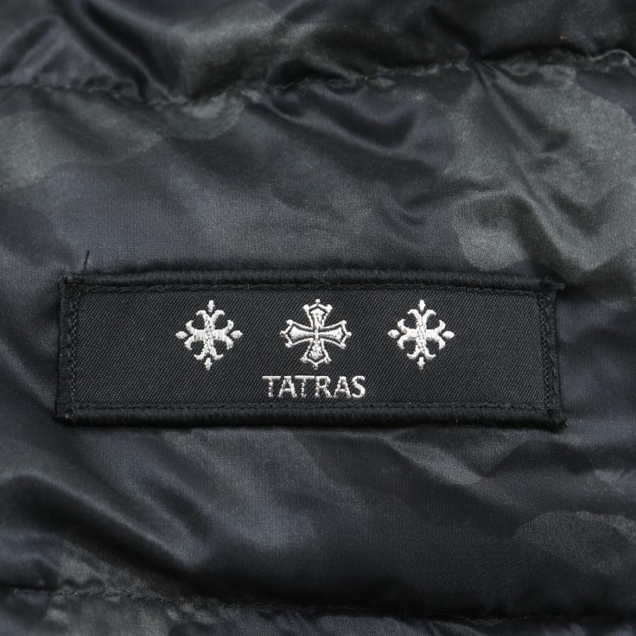 TATRAS タトラス シニュアス カモフラージュ リバーシブル MTK18A485 ダウンジャケット ナイロン カーキ メンズ【R221925003】中古