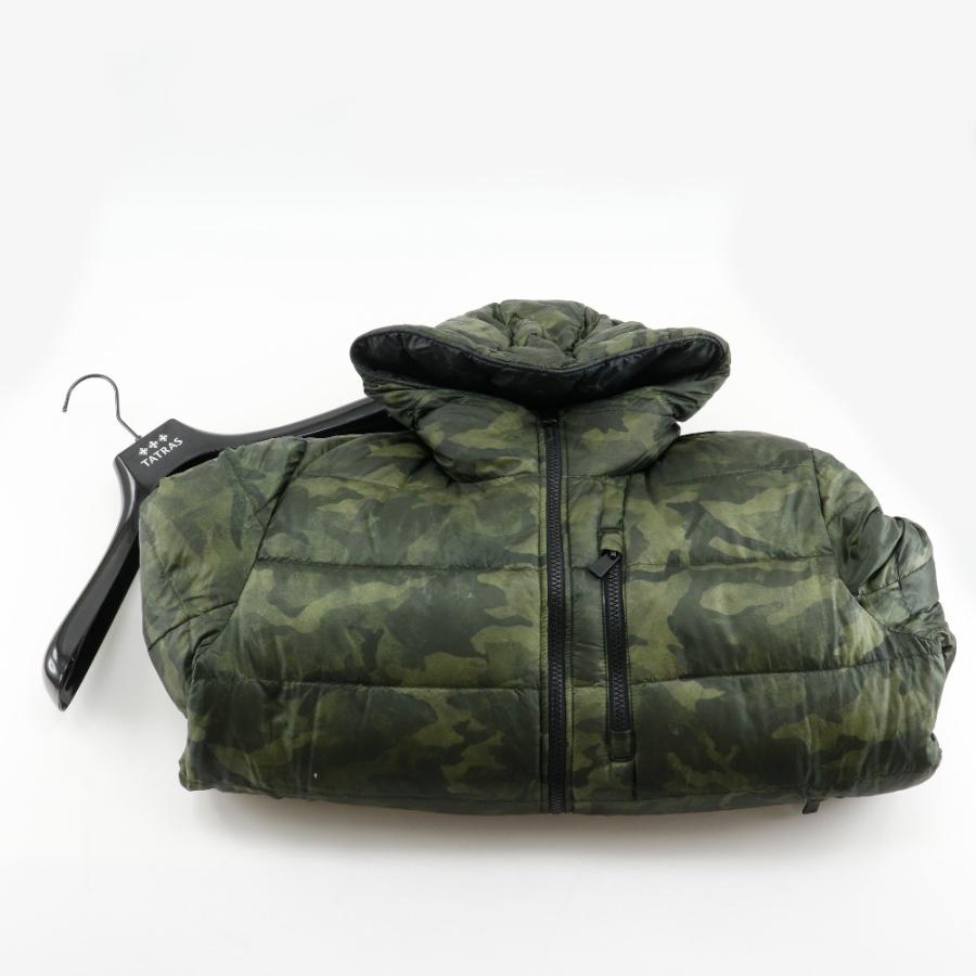 TATRAS タトラス シニュアス カモフラージュ リバーシブル MTK18A485 ダウンジャケット ナイロン カーキ メンズ【R221925003】中古