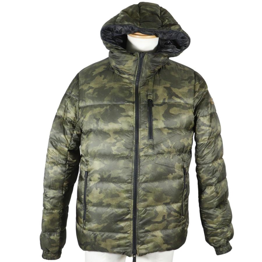 TATRAS タトラス シニュアス カモフラージュ リバーシブル MTK18A485 ダウンジャケット ナイロン カーキ メンズ【R221925003】中古