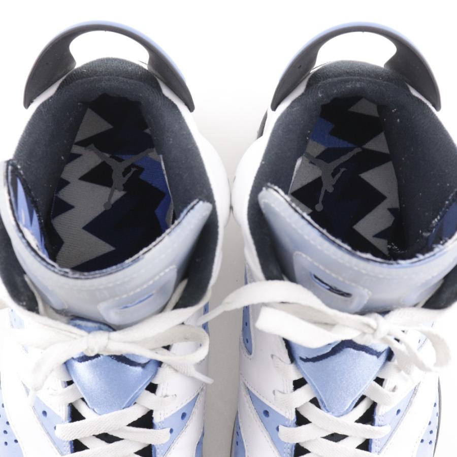 【NIKE】ナイキ エアジョーダン AIR JORDAN 6 RETRO CT8529410 合成繊維 白/水色 メンズ スニーカー NIKE（ナイキ） エアジョーダン AIR JORDAN 6 RETRO CT8529410