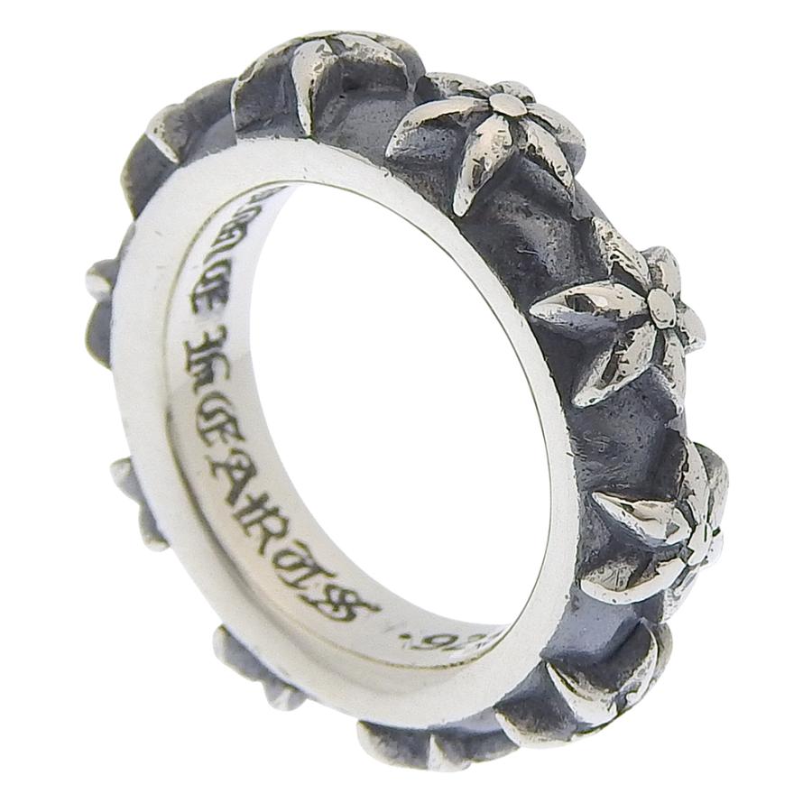 CHROME HEARTS シルバー925 リング CHROME HEARTS クロムハーツ STAR BAND スターバンド リング・指輪