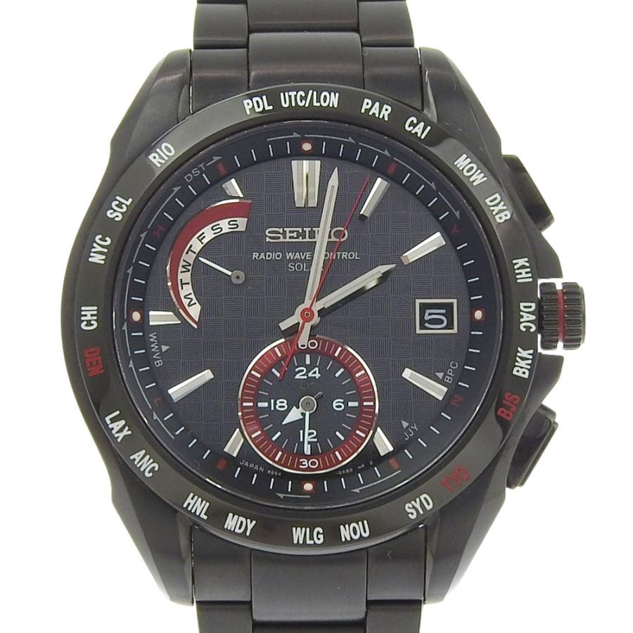 SEIKO ソーラー電波時計 ブライツ　ブラック　8B54-0AA0 SEIKO（セイコー） ブライツ ダルビッシュ有モデル 8B54-0AA0 SS 黒