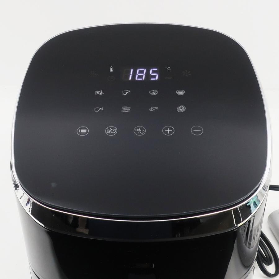 デジタル表示 ノンフライヤー ブラック　ウォールファイアー　KB2299 Wallfire ノンフライヤー 4.5L 大容量 KB2299 キッチン家電