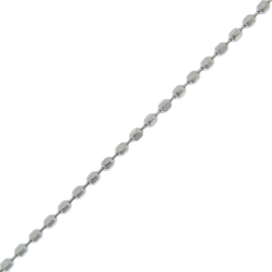 1.00 ネックレス K18WG×ダイヤモンド 約5.0g レディース【S122525436 