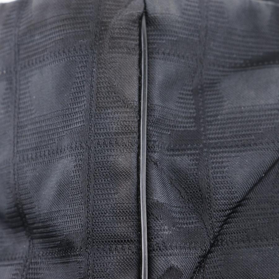 CHANEL シャネル トートMM ニュートラベルライン A15991 トートバッグ ナイロンキャンバス 黒 レディース【S122525450】中古の画像