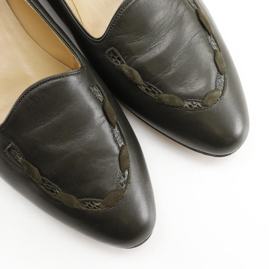 GUCCI グッチ ローファー パンプス レザー 茶 レディース【S132725770】中古_3