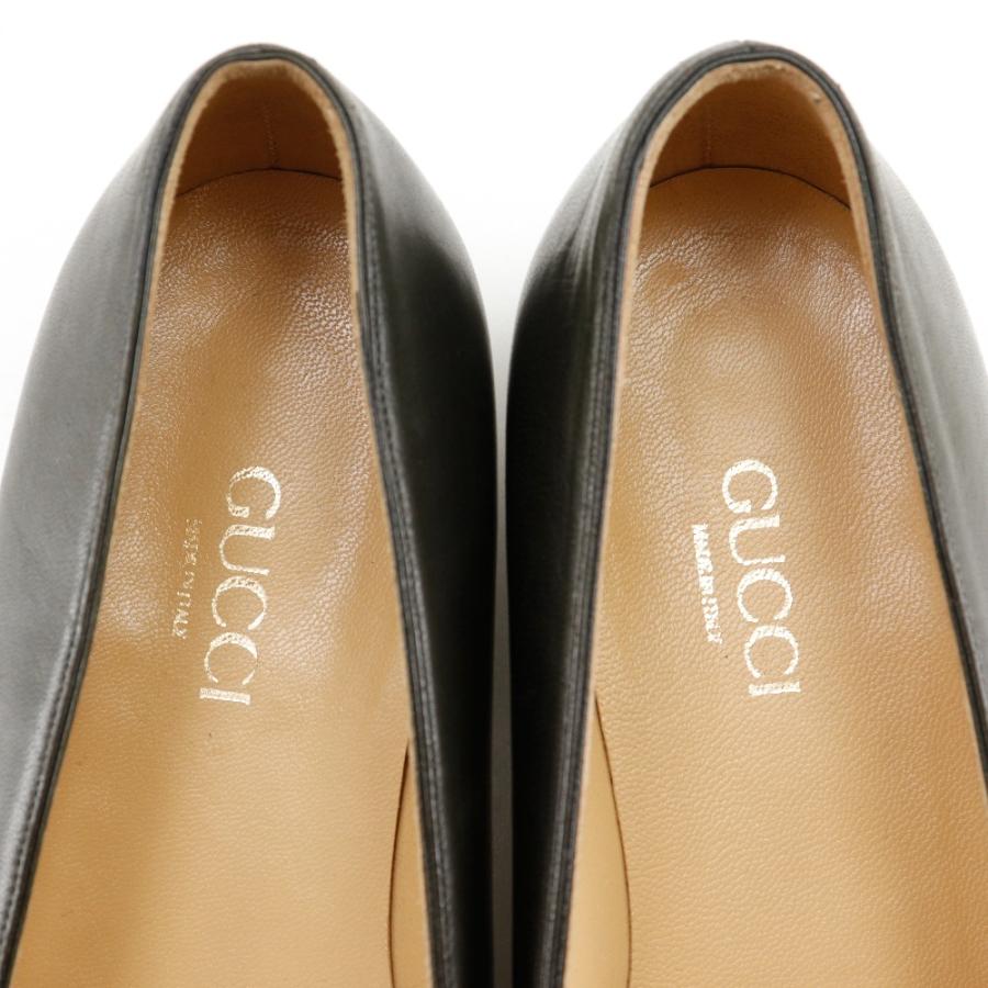 GUCCI グッチ ローファー パンプス レザー 茶 レディース【S132725770】中古_4