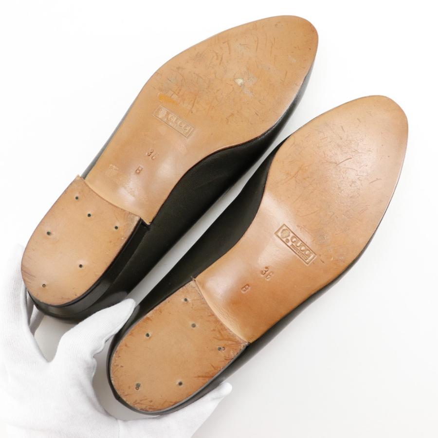 GUCCI グッチ ローファー パンプス レザー 茶 レディース【S132725770】中古_5