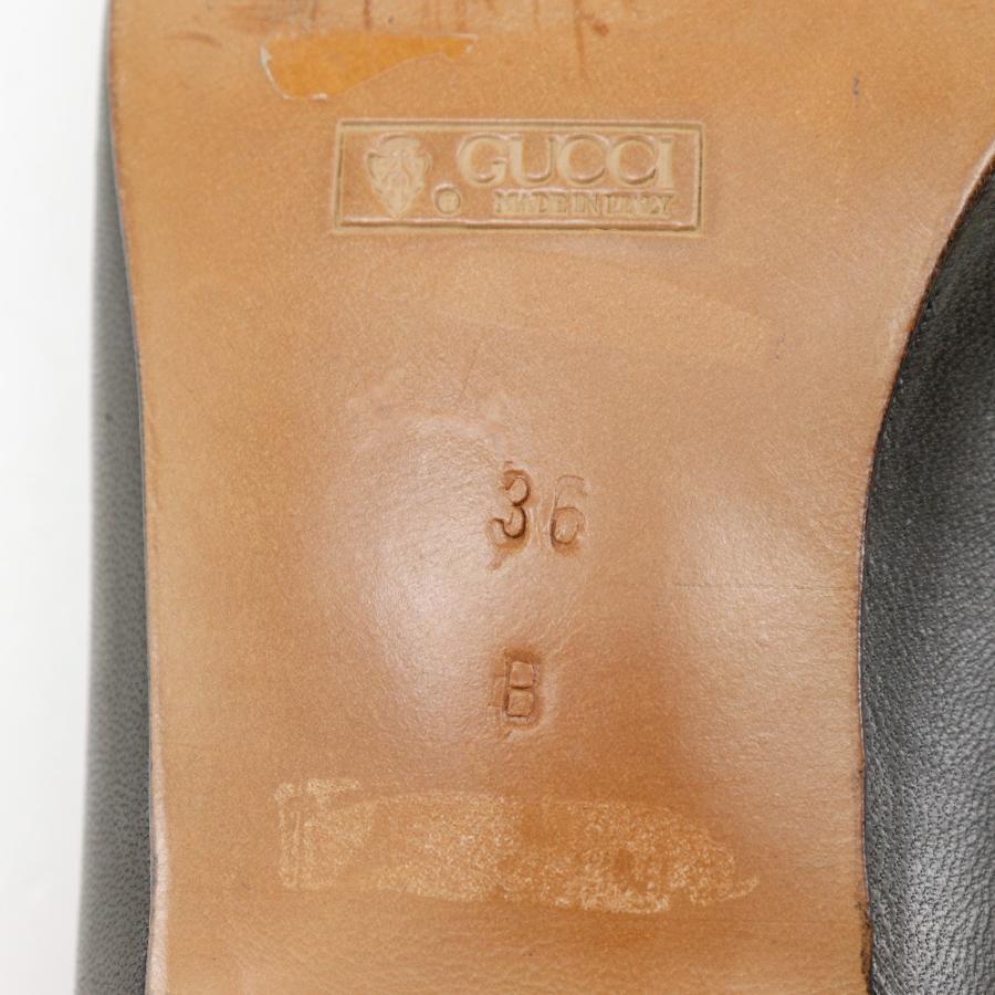 GUCCI グッチ ローファー パンプス レザー 茶 レディース【S132725770】中古_6