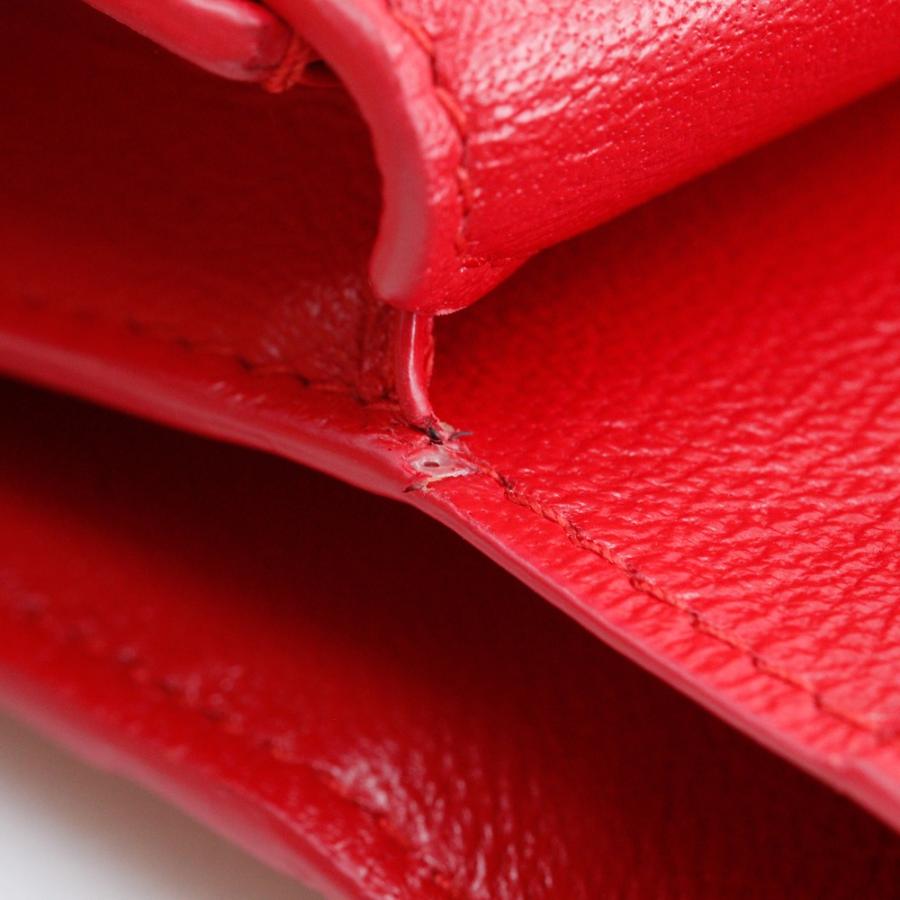 BALENCIAGA（バレンシアガ） BBロゴ 601474 二つ折り財布 レザー 赤