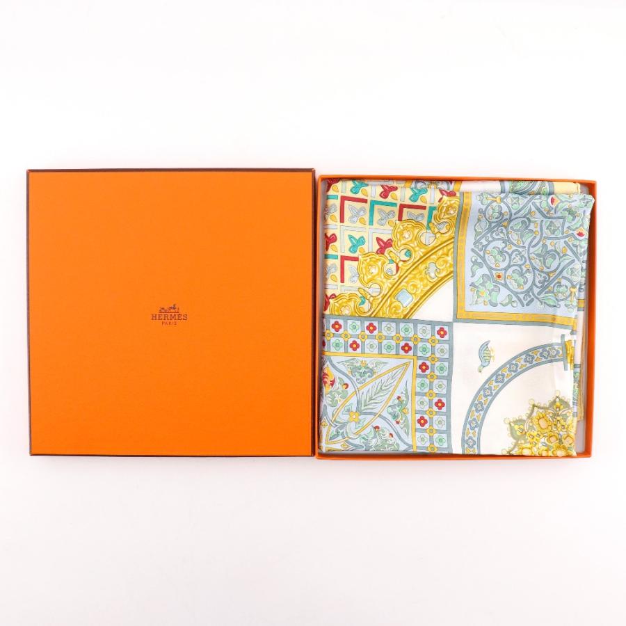 【未使用品】HERMES エルメス カレ40 CIELS BYZANTINS HERMES（エルメス） カレ90 CIELS BYZANTINS ビザンチンの空 スカーフ