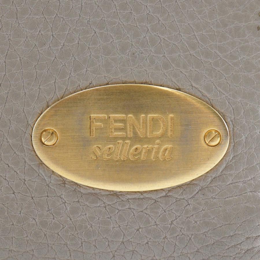 【FENDI】フェンディ セレリア Wホック2つ折り 8M0144 レザー グレー レディース 長財布 FENDI（フェンディ） セレリア Wホック2つ折り 8M0144 長財布 レザー