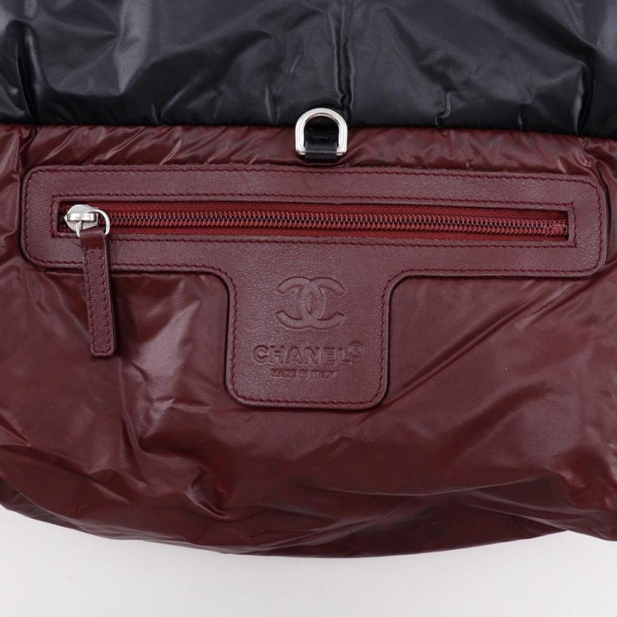 CHANEL シャネル コココクーン スモールトート リバーシブル A48610 ハンドバッグ ナイロン 黒 レディース【S142425983】中古の画像