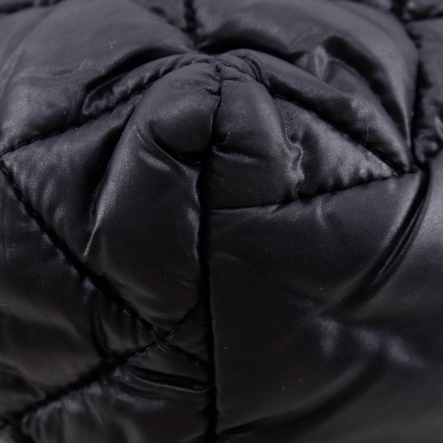 CHANEL シャネル コココクーン スモールトート リバーシブル A48610 ハンドバッグ ナイロン 黒 レディース【S142425983】中古の画像