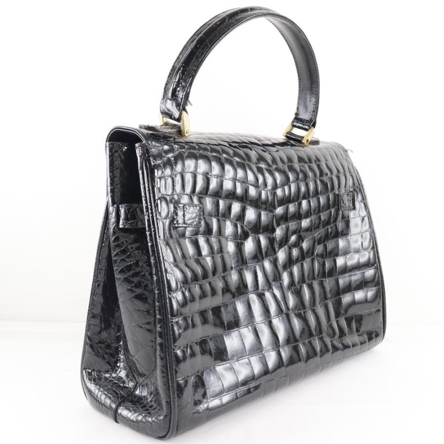 Crocodile jollbors NUOVO BIDENTE ハンドバッグ クロコダイル Crocodile jollbors NUOVO BIDENTE ハンドバッグ クロコダイル