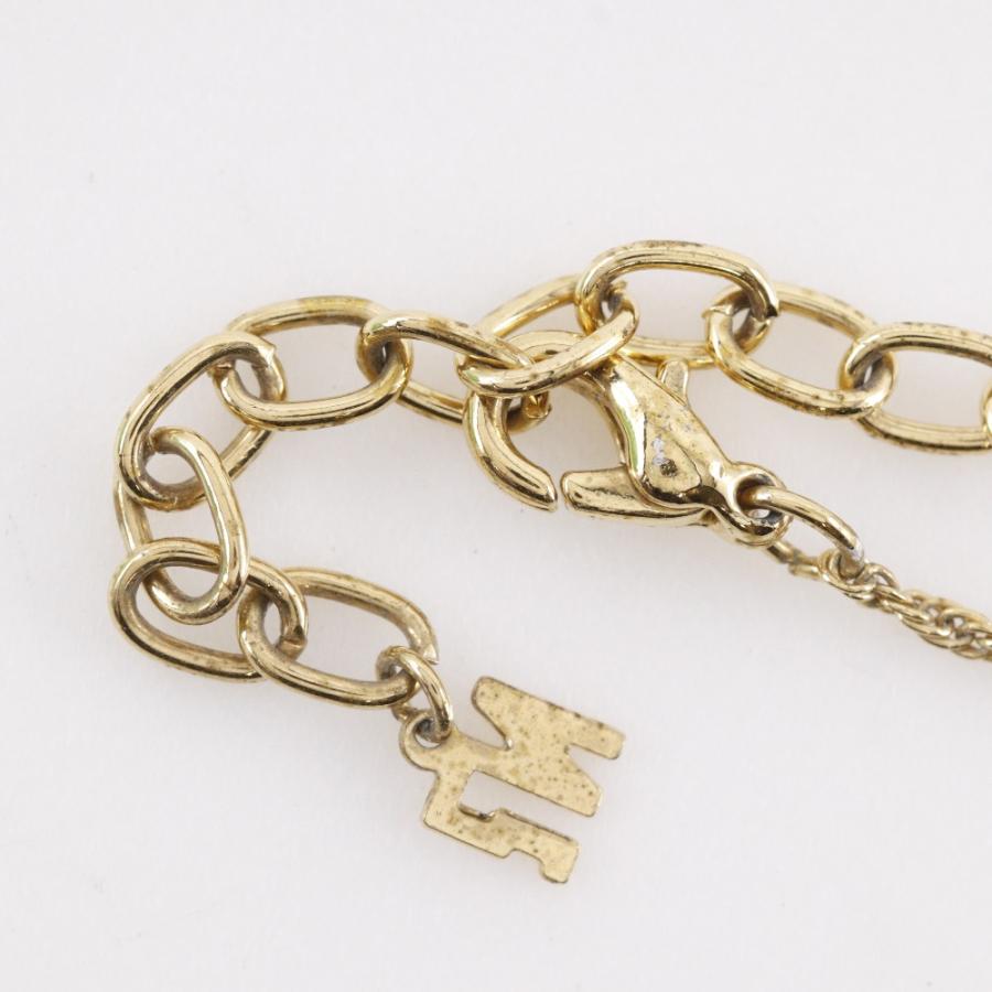 NINA RICCI ニナリッチ イヤリングセット ネックレス 金メッキ×ライン