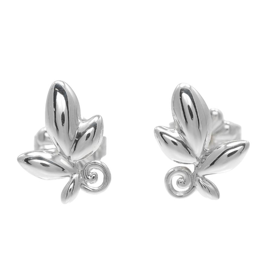 Tiffany & Co. シルバーリーフピアスティファニーオリーブ ピアス