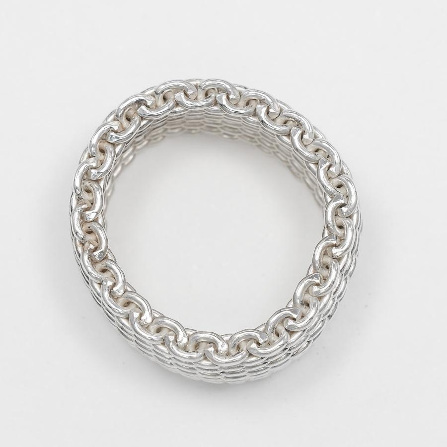 ティファニーサマセットリング 12号～13号　新品仕上げ　無傷未使用に近い TIFFANY&Co.（ティファニー） サマセット 13号 リング 指輪 シルバー
