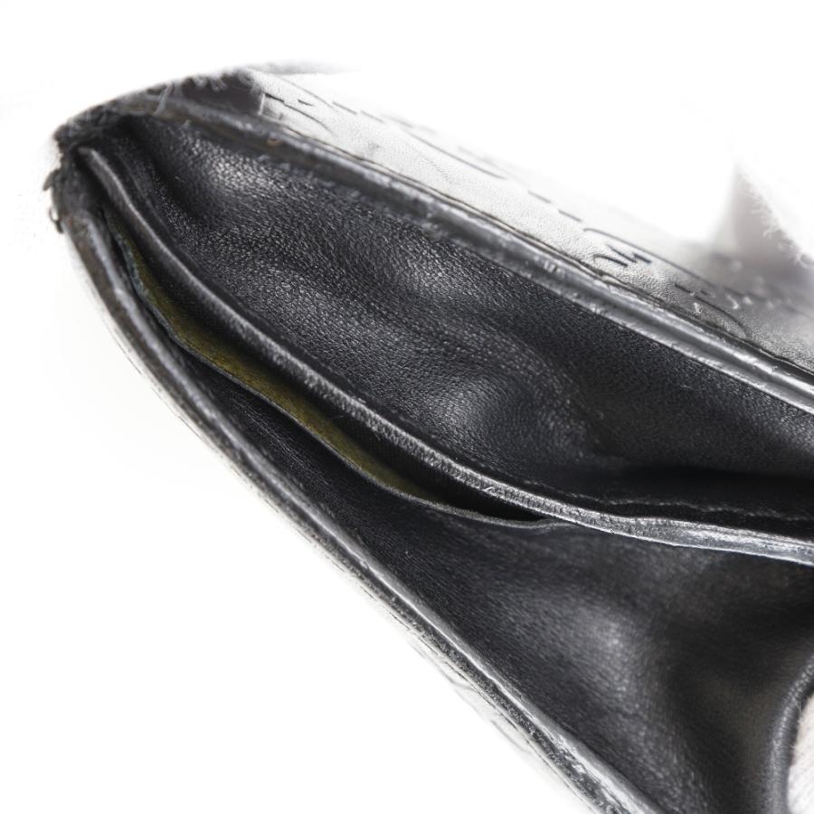 GUCCI（グッチ） GG 146229 長財布 シマレザー 黒 ユニセックス