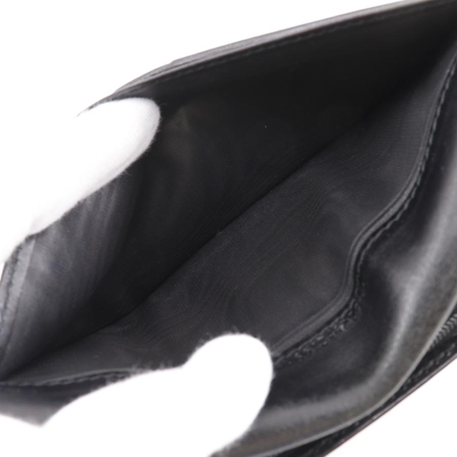 GUCCI（グッチ） GG 146229 長財布 シマレザー 黒 ユニセックス