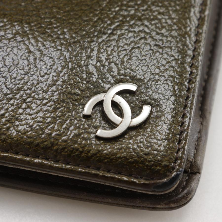 CHANEL（シャネル） ココマーク 長財布 パテントレザー ブロンズ