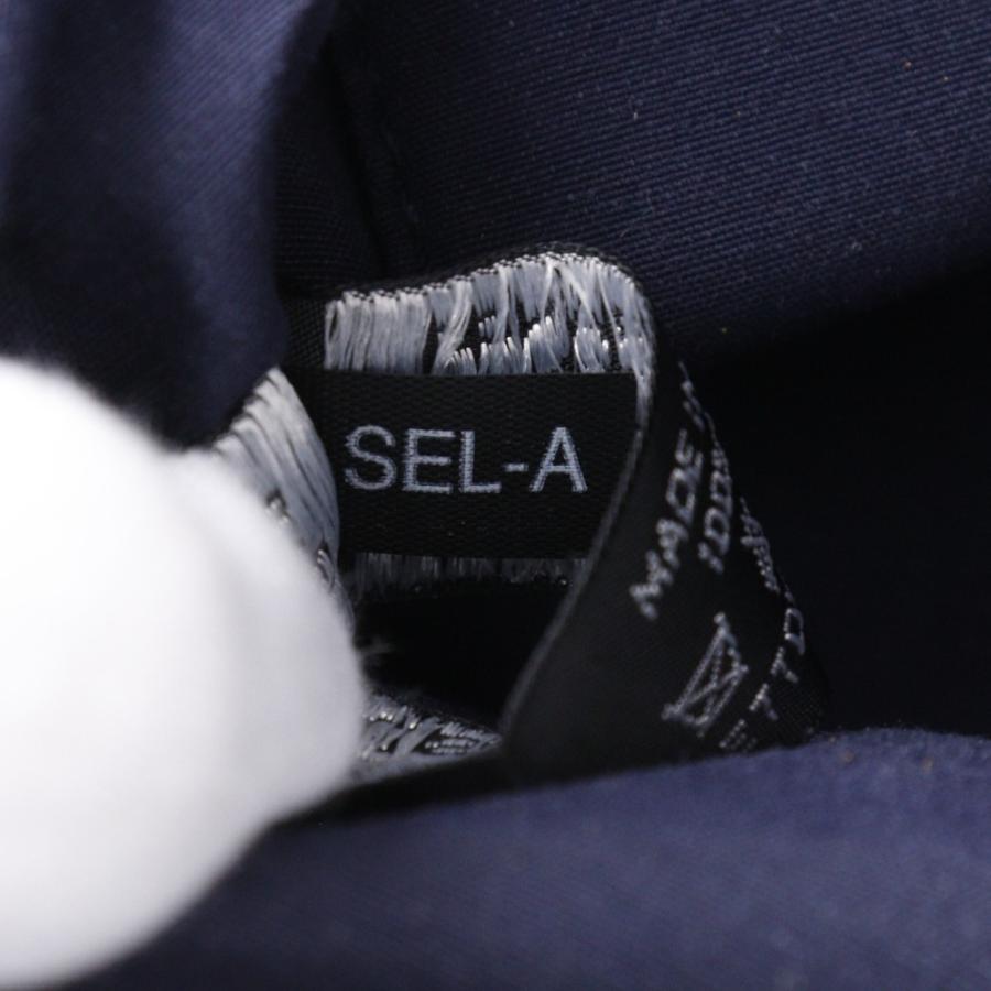 HERMES エルメス ボリードポーチ25 ポーチ コットンキャンバス 紺 ユニ  