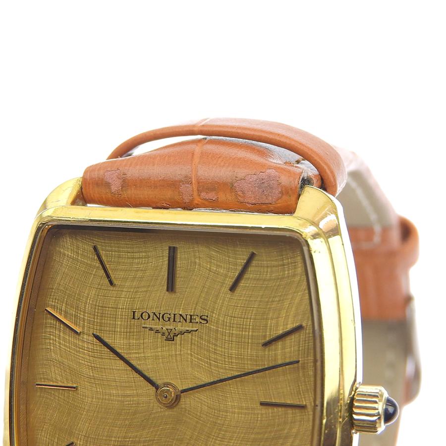 186005 動作未確認 LONGINES ロンジン 腕時計 ヴィンテージ ゴールド／ブラウン メンズ [0000000007708] 186005 動作未確認 LONGINES ロンジン 腕時計 ヴィンテージ ゴールド