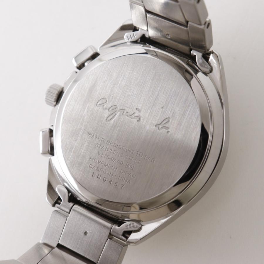 agnes b.（アニエスベー） SOLAR! V175-0AA0 腕時計 SS ソーラー時計