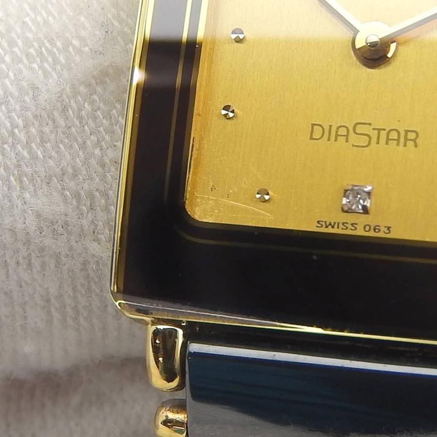 RADO（ラドー） ダイヤスター 2Pダイヤ 153.0249.3 腕時計 金メッキ
