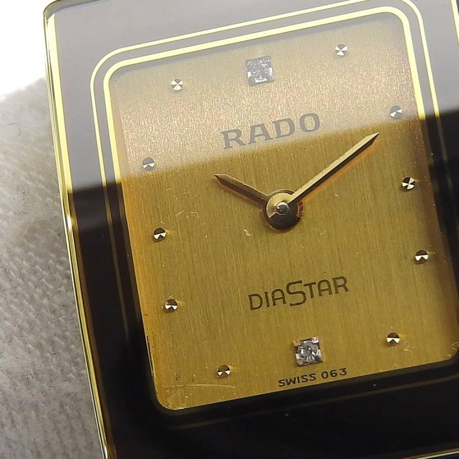 RADO（ラドー） ダイヤスター 2Pダイヤ 153.0249.3 腕時計 金メッキ