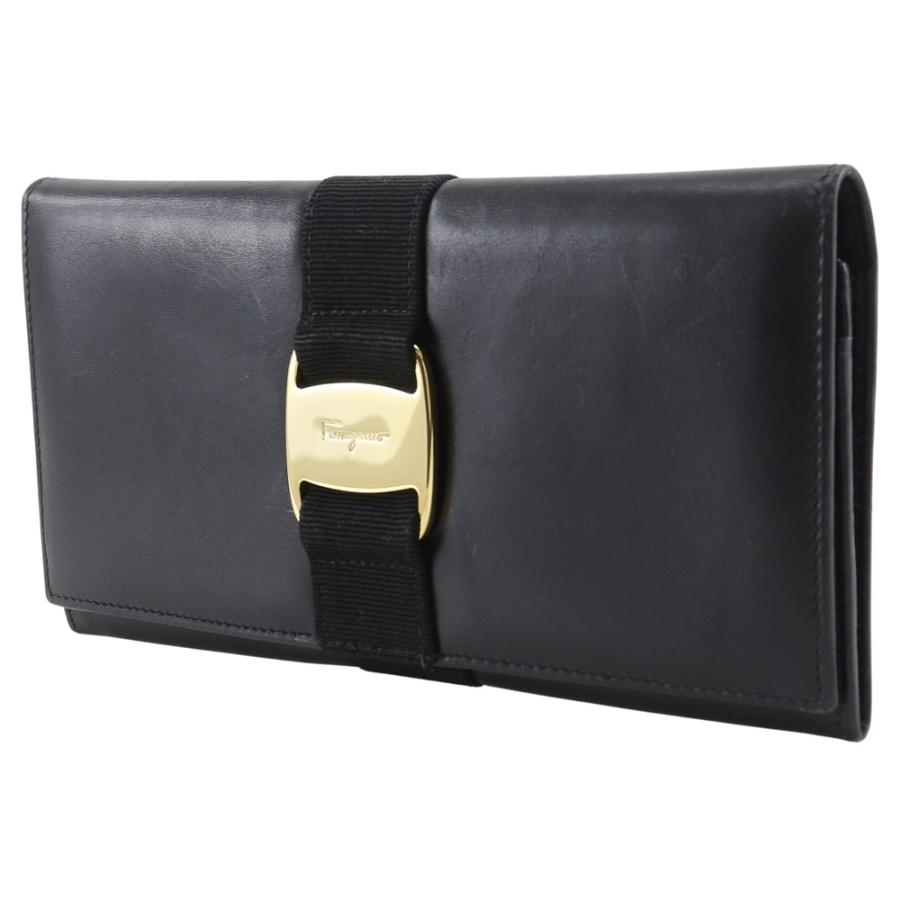 Salvatore Ferragamo サルヴァトーレフェラガモ ヴァラ 223059 長財布 
