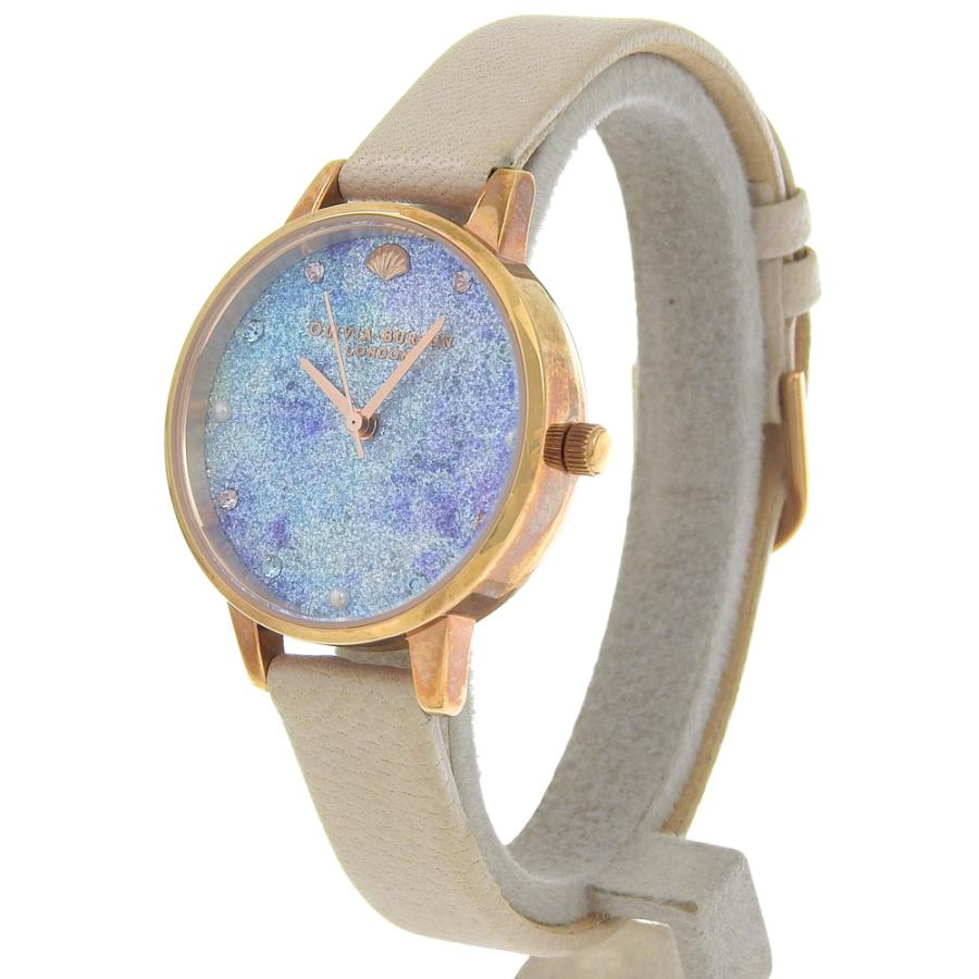 【OLIVIA BURTON】オリビアバートン アンダー ザ シー ブレスレット付き 限定 ギフトボックス OBGSET142 ステンレススチール×グリッター ブルー クオーツ アナログ表示 レディース ブルー文字盤 腕時計 OLIVIA BURTON オリビアバートン アンダー ザ シー 限定 ギフト