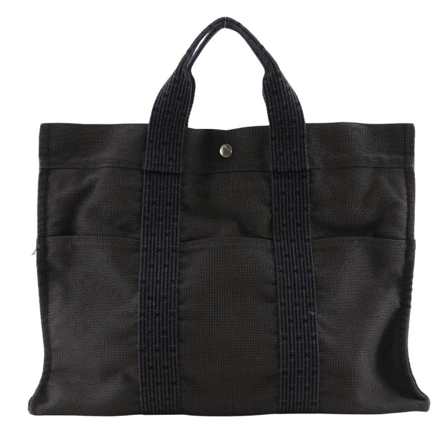 HERMES エルメス エールラインMM トートバッグ ハンドバッグ ナイロン 