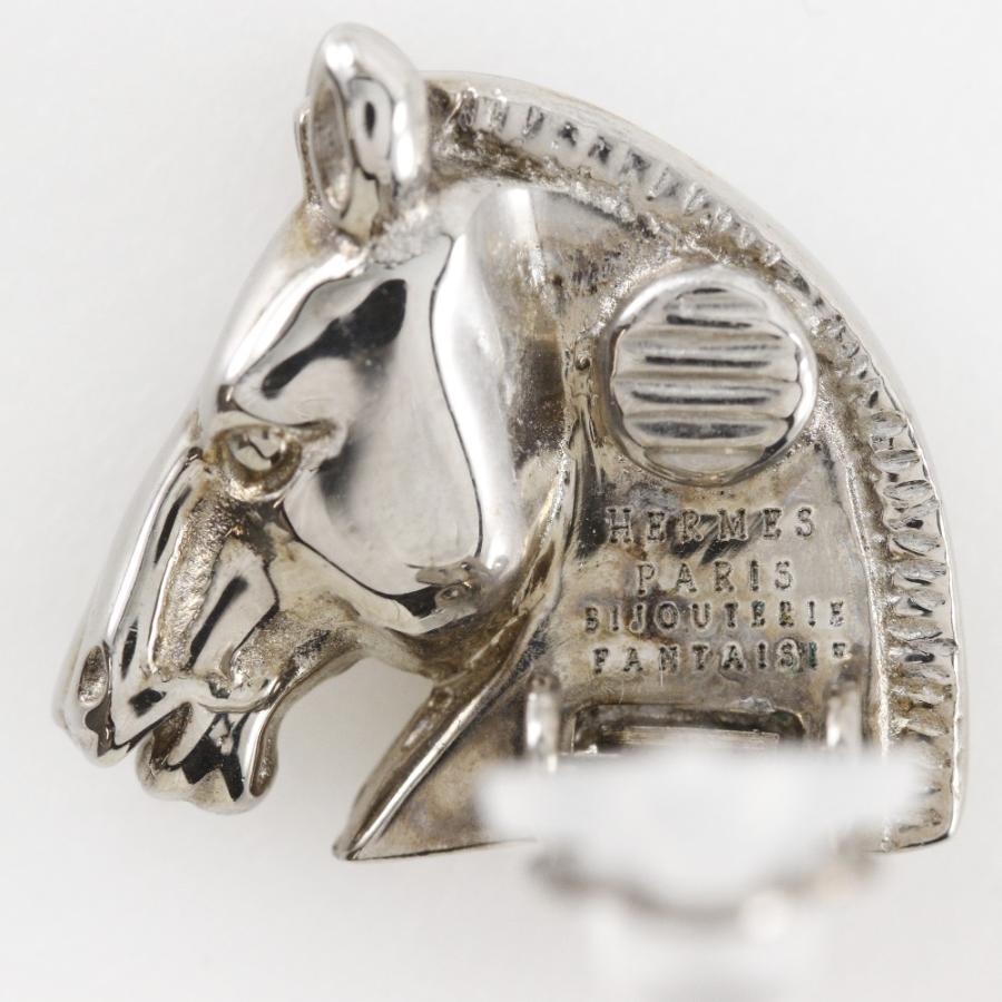 HERMES（エルメス） シュバル ホースモチーフ イヤリング 金属製