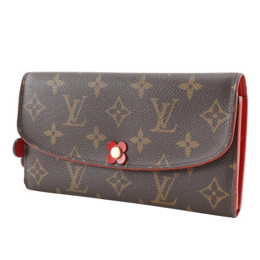 【LOUIS VUITTON】ルイ・ヴィトン ポルトフォイユ・エミリー M62941 モノグラムキャンバス 茶 SN3148 レディース 長財布 LOUIS VUITTON（ルイ・ヴィトン） ポルトフォイユ・エミリー M62941