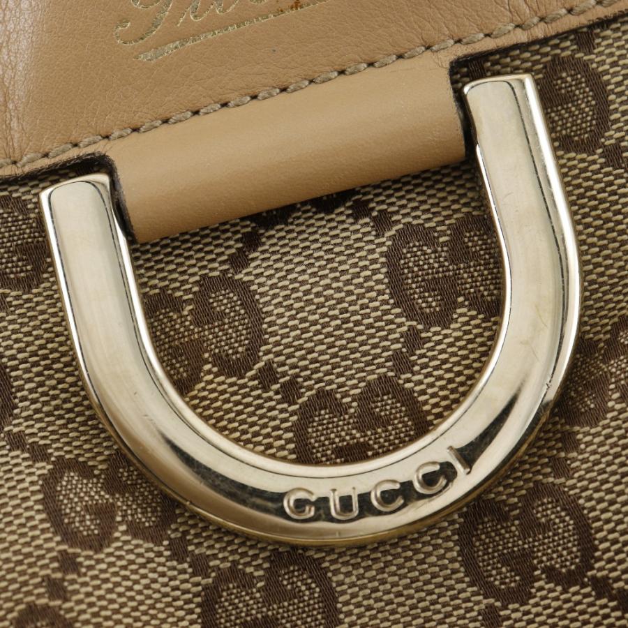 GUCCI グッチ アビーライン 203257 GGキャンバス 茶 ショルダーバッグ レディース 【中古】 GUCCI（グッチ） アビーライン 203257 ショルダーバッグ GGキャンバス