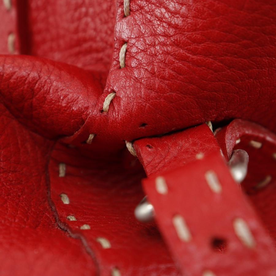 FENDI（フェンディ） セレリア ハンドバッグ レザー 赤 レディース