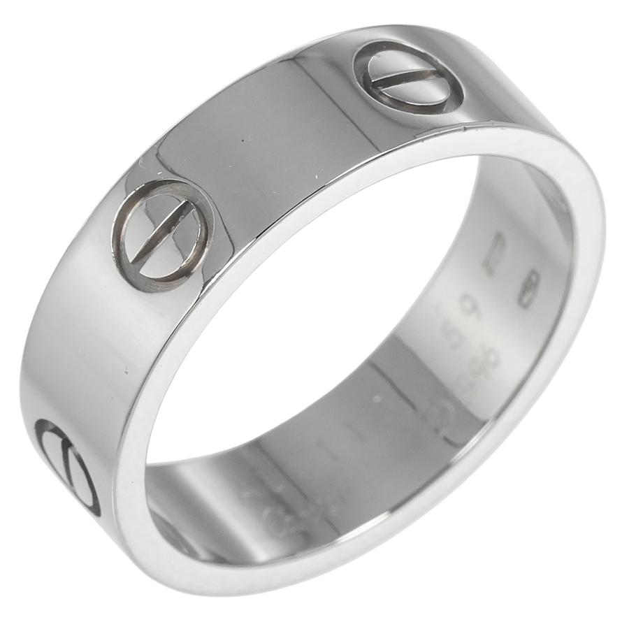 Cartier（カルティエ） ラブ リング 18号 指輪 K18WG ホワイトゴールド